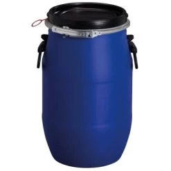 Graf Kunststoff-Weithalsfass 30 L Blau Lebensmittelecht Mit UN-Kennzeichnung