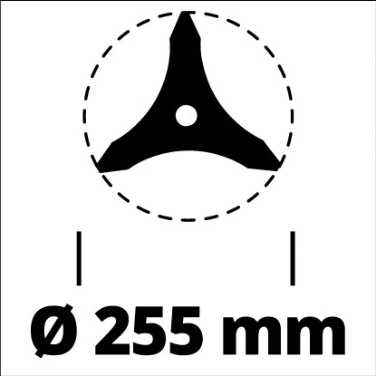 Einhell Dickichtmesser 255 Für Sensen 3 Einhell Dickichtmesser 255 Für Sensen – Bild 3